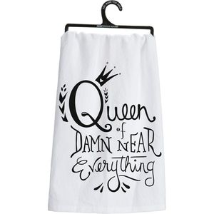 NWT Primatives By Kathy Kitchen Towel - Queen Of Damn Near Everything
